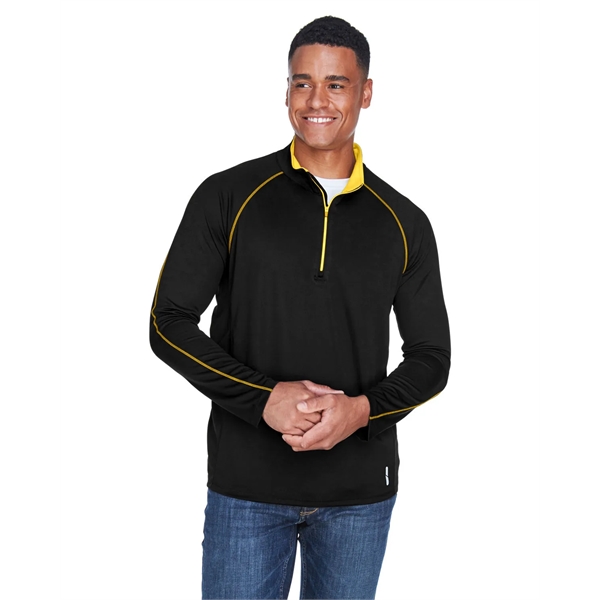 North End Men's Radar Quarter-Zip Performance Long-Sleeve... - North End Men's Radar Quarter-Zip Performance Long-Sleeve... - Image 18 of 44