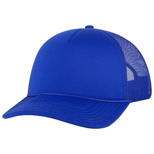 5 Panel Low Profile Mesh Back Trucker Hat - 5 Panel Low Profile Mesh Back Trucker Hat - Image 5 of 50