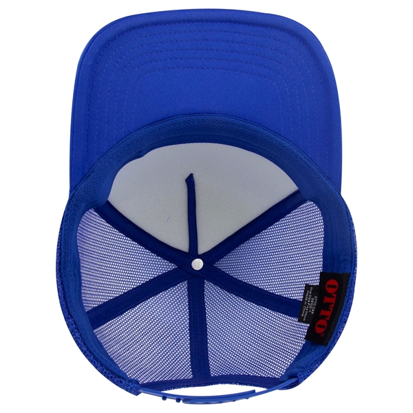 5 Panel Low Profile Mesh Back Trucker Hat - 5 Panel Low Profile Mesh Back Trucker Hat - Image 6 of 50