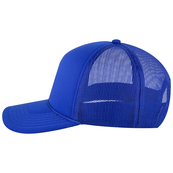 5 Panel Low Profile Mesh Back Trucker Hat - 5 Panel Low Profile Mesh Back Trucker Hat - Image 7 of 50