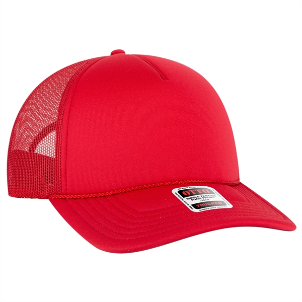 5 Panel Low Profile Mesh Back Trucker Hat - 5 Panel Low Profile Mesh Back Trucker Hat - Image 9 of 50