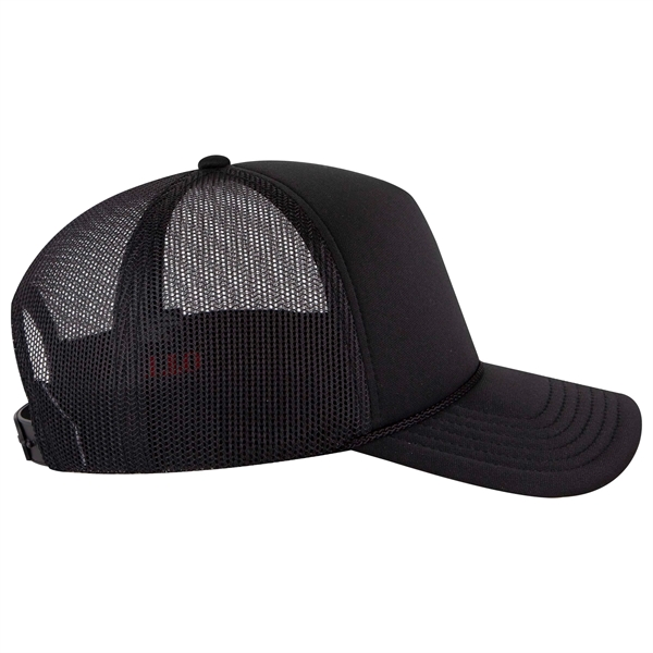 5 Panel Low Profile Mesh Back Trucker Hat - 5 Panel Low Profile Mesh Back Trucker Hat - Image 22 of 50