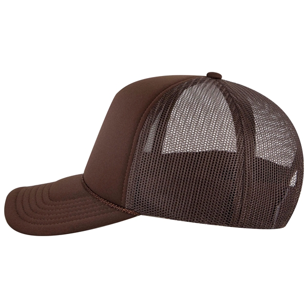 5 Panel Low Profile Mesh Back Trucker Hat - 5 Panel Low Profile Mesh Back Trucker Hat - Image 35 of 50