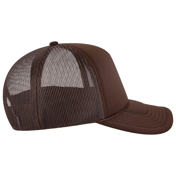 5 Panel Low Profile Mesh Back Trucker Hat - 5 Panel Low Profile Mesh Back Trucker Hat - Image 36 of 50