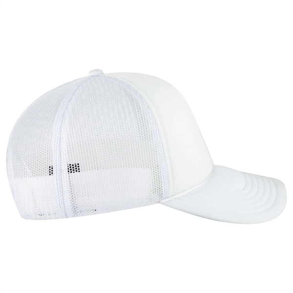 5 Panel Low Profile Mesh Back Trucker Hat - 5 Panel Low Profile Mesh Back Trucker Hat - Image 43 of 50