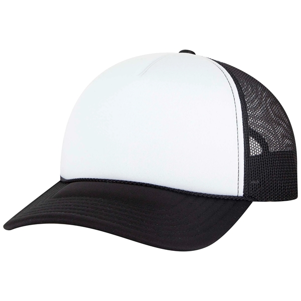 5 Panel Low Profile Mesh Back Trucker Hat - 5 Panel Low Profile Mesh Back Trucker Hat - Image 47 of 50