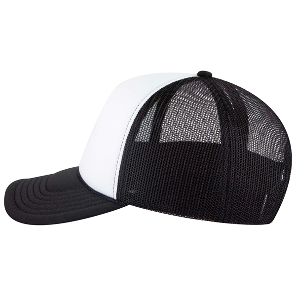 5 Panel Low Profile Mesh Back Trucker Hat - 5 Panel Low Profile Mesh Back Trucker Hat - Image 49 of 50