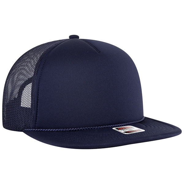 5 Panel Pro Style Snapback Hat - 5 Panel Pro Style Snapback Hat - Image 7 of 34