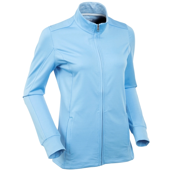 Bobby Jones Women's Scorecard Performance Full-Zip Jacket - Bobby Jones Women's Scorecard Performance Full-Zip Jacket - Image 0 of 3