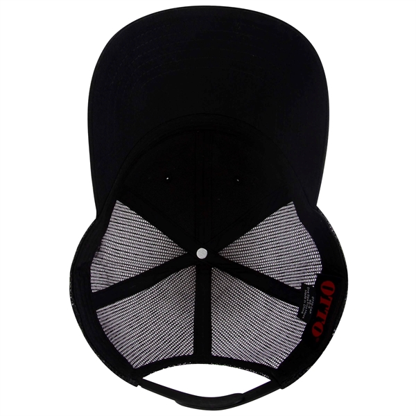 6 Panel Low Profile Mesh Back Trucker Hat - 6 Panel Low Profile Mesh Back Trucker Hat - Image 4 of 21