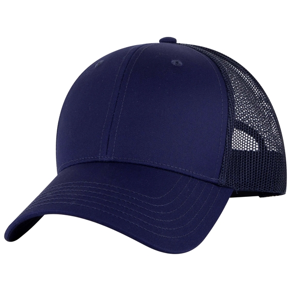 6 Panel Low Profile Mesh Back Trucker Hat - 6 Panel Low Profile Mesh Back Trucker Hat - Image 10 of 21