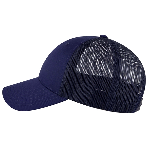 6 Panel Low Profile Mesh Back Trucker Hat - 6 Panel Low Profile Mesh Back Trucker Hat - Image 12 of 21