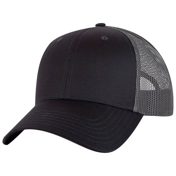 6 Panel Low Profile Mesh Back Trucker Hat - 6 Panel Low Profile Mesh Back Trucker Hat - Image 18 of 21