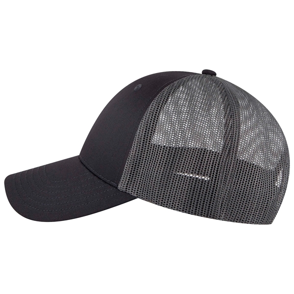 6 Panel Low Profile Mesh Back Trucker Hat - 6 Panel Low Profile Mesh Back Trucker Hat - Image 20 of 21