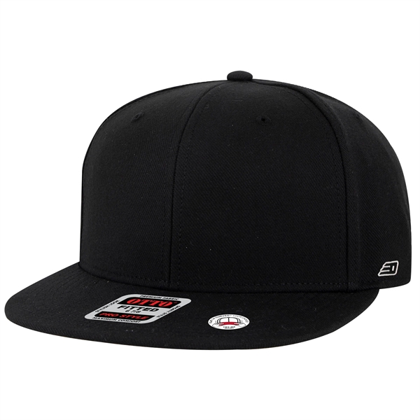 6 Panel Pro Style Fitted Cap - 6 Panel Pro Style Fitted Cap - Image 1 of 6