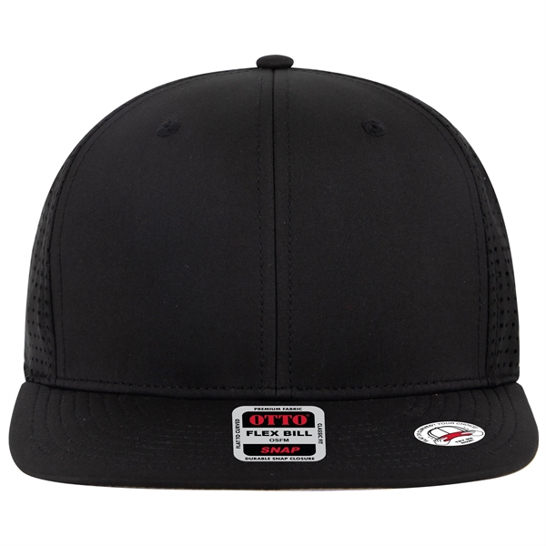 6 Panel Pro Style Snapback Hat - 6 Panel Pro Style Snapback Hat - Image 3 of 5