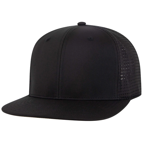 6 Panel Pro Style Snapback Hat - 6 Panel Pro Style Snapback Hat - Image 1 of 5