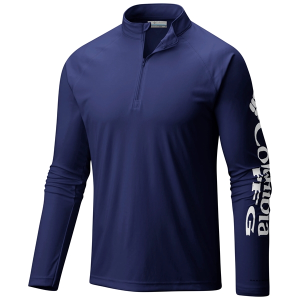 Columbia Men's Terminal Tackle 1/4-Zip Shirt - Columbia Men's Terminal Tackle 1/4-Zip Shirt - Image 2 of 11