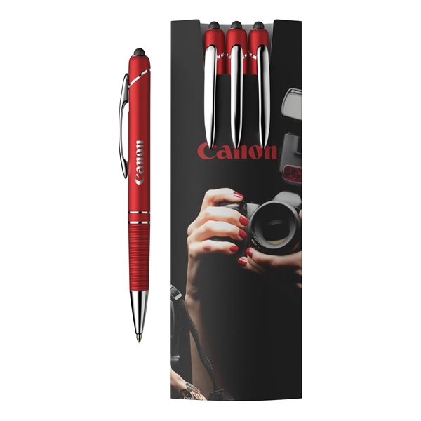 3-Piece Glacio Pen Set and Custom Sleeve - 3-Piece Glacio Pen Set and Custom Sleeve - Image 1 of 6