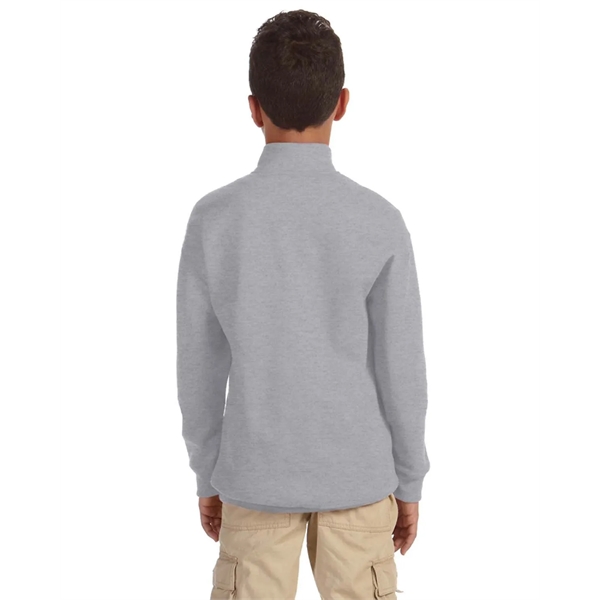 Youth NuBlend® Quarter-Zip Cadet Collar Sweatshirt - Youth NuBlend® Quarter-Zip Cadet Collar Sweatshirt - Image 1 of 2