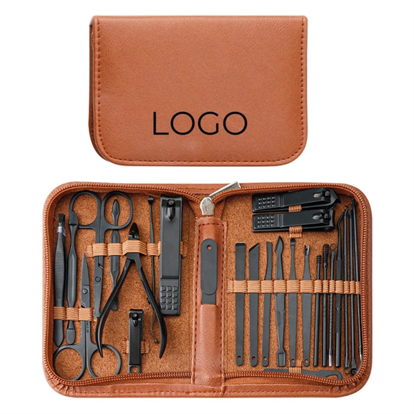 Manicure Set Professional Nail Clipper Kit 26 Pieces - Manicure Set Professional Nail Clipper Kit 26 Pieces - Image 1 of 4