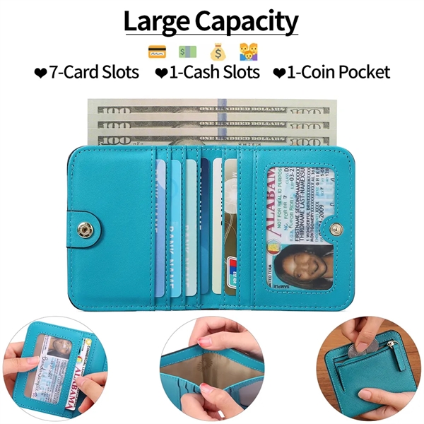 Rfid Blocking Compact Leather Pocket Wallet - Rfid Blocking Compact Leather Pocket Wallet - Image 3 of 3