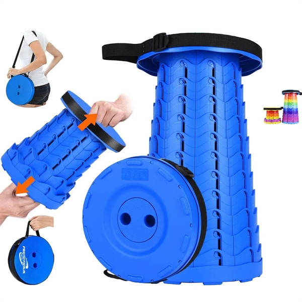 Portable Telescopic Stool Folding Chair Camping Sturdy Seat - Portable Telescopic Stool Folding Chair Camping Sturdy Seat - Image 0 of 2