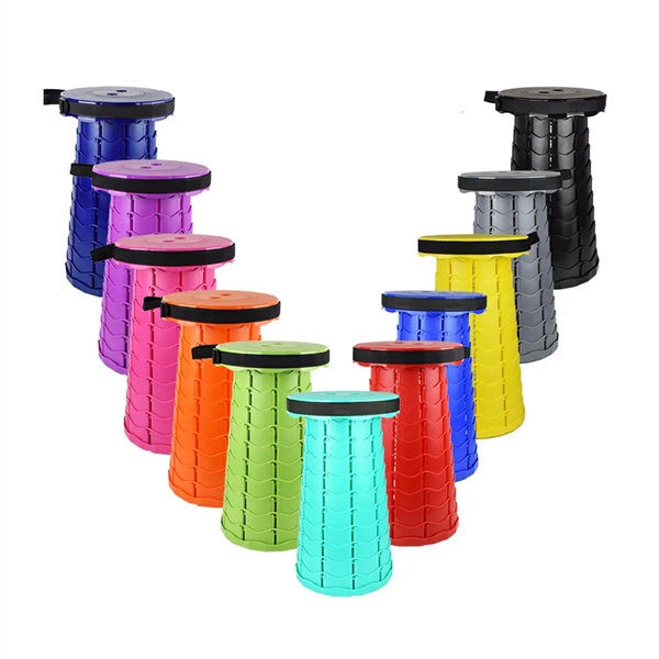 Portable Telescopic Stool Folding Chair Camping Sturdy Seat - Portable Telescopic Stool Folding Chair Camping Sturdy Seat - Image 1 of 2