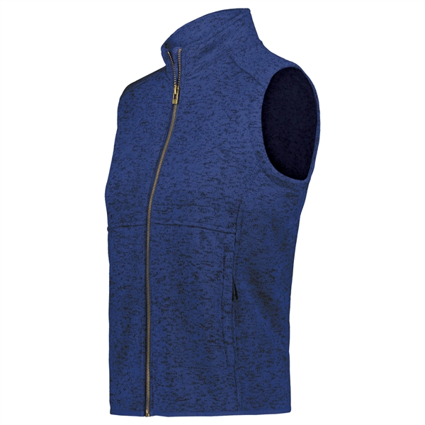 Ladies Alpine Sweater Fleece Vest - Ladies Alpine Sweater Fleece Vest - Image 3 of 11