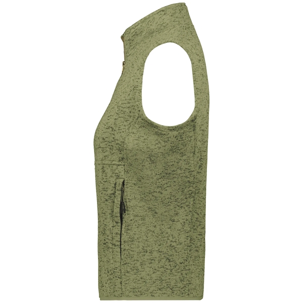 Ladies Alpine Sweater Fleece Vest - Ladies Alpine Sweater Fleece Vest - Image 8 of 11