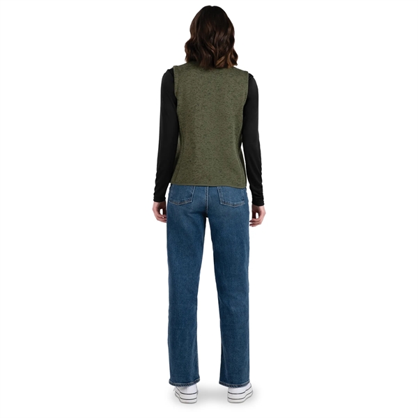 Ladies Alpine Sweater Fleece Vest - Ladies Alpine Sweater Fleece Vest - Image 11 of 11