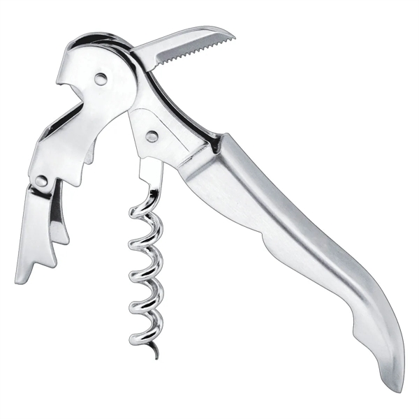PREMIUM QUALITY SS WINE BOTTLE OPENER CORKSCREW TOOL(NO BOX) - PREMIUM QUALITY SS WINE BOTTLE OPENER CORKSCREW TOOL(NO BOX) - Image 3 of 7