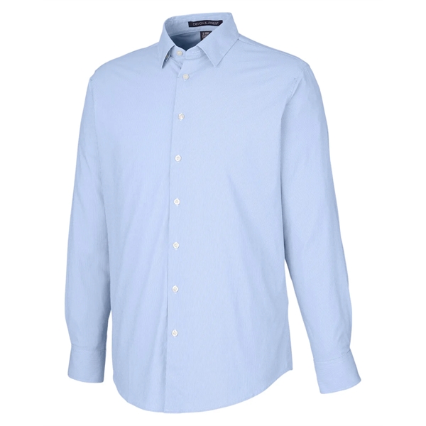 Devon & Jones CrownLux Performance® Men's Microstripe Shirt - Devon & Jones CrownLux Performance® Men's Microstripe Shirt - Image 5 of 17