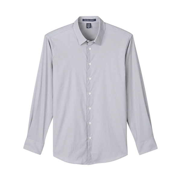 Devon & Jones CrownLux Performance® Men's Microstripe Shirt - Devon & Jones CrownLux Performance® Men's Microstripe Shirt - Image 9 of 17