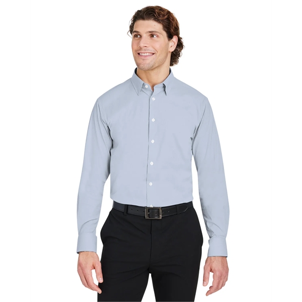 Devon & Jones CrownLux Performance® Men's Microstripe Shirt - Devon & Jones CrownLux Performance® Men's Microstripe Shirt - Image 12 of 17