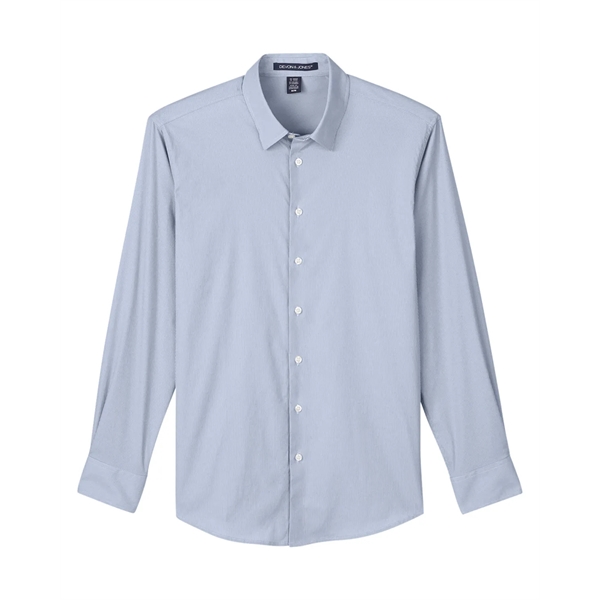 Devon & Jones CrownLux Performance® Men's Microstripe Shirt - Devon & Jones CrownLux Performance® Men's Microstripe Shirt - Image 15 of 17