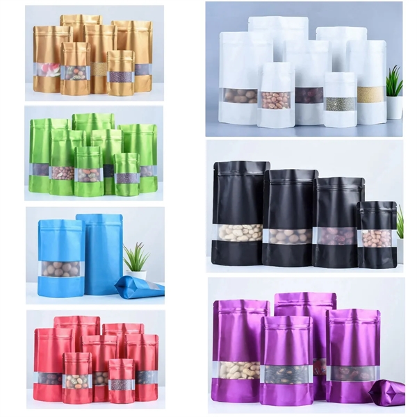 Stand Up Pouch Bag Zip Lock Storage With Window - Stand Up Pouch Bag Zip Lock Storage With Window - Image 4 of 4