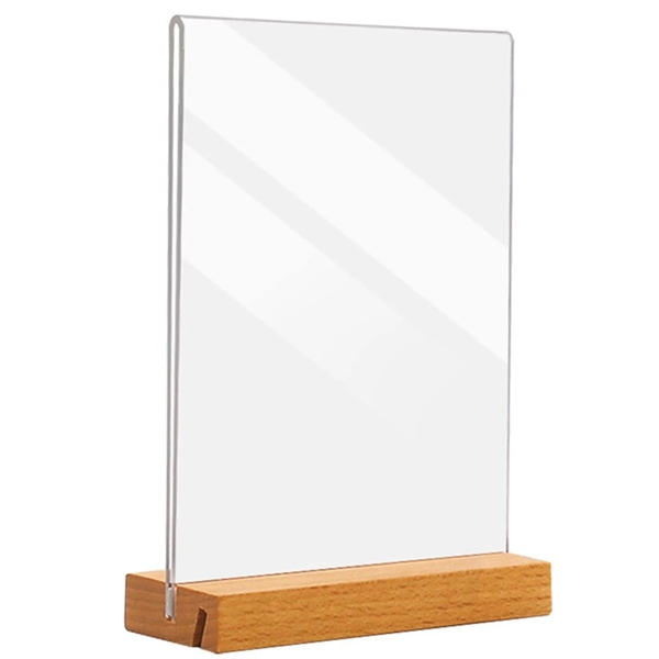 Acrylic Office Postcard Photo Stand Menu Holder - Acrylic Office Postcard Photo Stand Menu Holder - Image 1 of 5