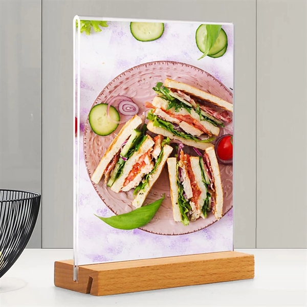 Acrylic Office Postcard Photo Stand Menu Holder - Acrylic Office Postcard Photo Stand Menu Holder - Image 5 of 5