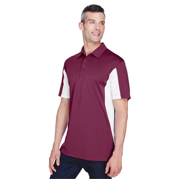 Harriton Men's Side Blocked Micro-Pique Polo - Harriton Men's Side Blocked Micro-Pique Polo - Image 2 of 8