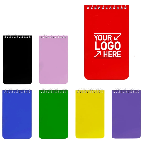 Portable Top Spiral Mini 60 Sheets Notebook - Portable Top Spiral Mini 60 Sheets Notebook - Image 0 of 10