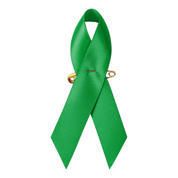 Versatile Satin Awareness Ribbon Pins for Various Causes - Versatile Satin Awareness Ribbon Pins for Various Causes - Image 1 of 18