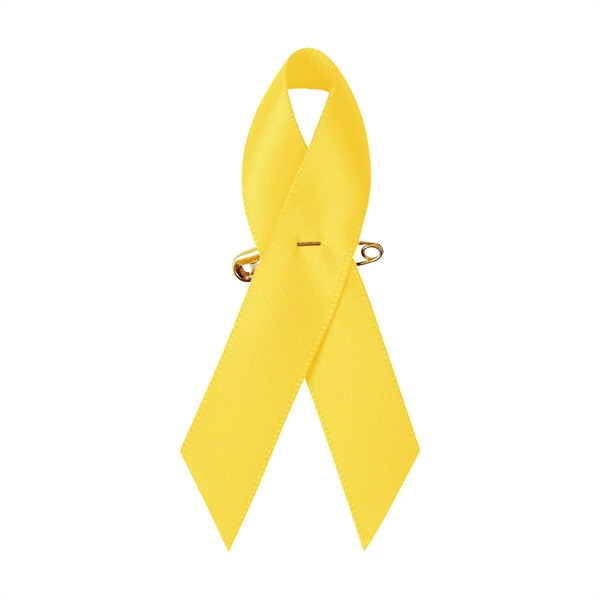 Versatile Satin Awareness Ribbon Pins for Various Causes - Versatile Satin Awareness Ribbon Pins for Various Causes - Image 8 of 18