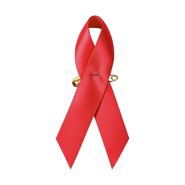 Versatile Satin Awareness Ribbon Pins for Various Causes - Versatile Satin Awareness Ribbon Pins for Various Causes - Image 9 of 18