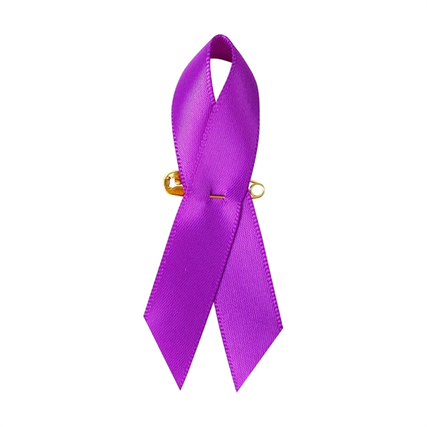 Versatile Satin Awareness Ribbon Pins for Various Causes - Versatile Satin Awareness Ribbon Pins for Various Causes - Image 14 of 18