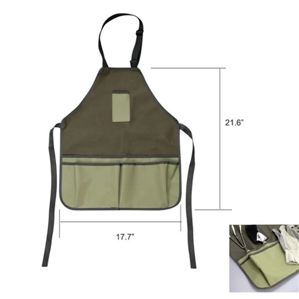 Oxford Cloth Gardening Aprons Work Tool Bag with Pockets - Oxford Cloth Gardening Aprons Work Tool Bag with Pockets - Image 2 of 4