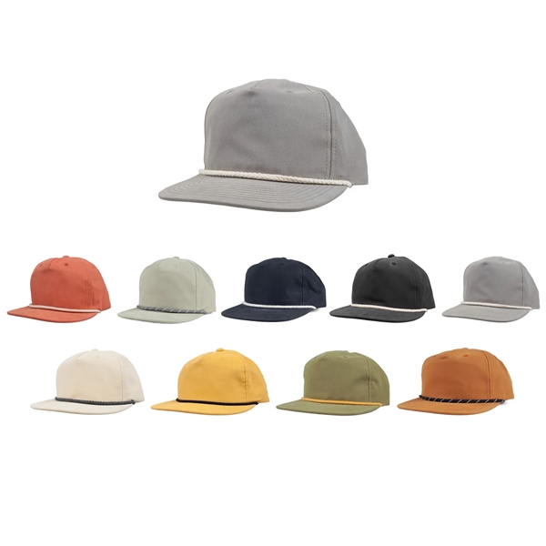 Emblem 4600 5-panel Soft Structured Grandpa Hat - Emblem 4600 5-panel Soft Structured Grandpa Hat - Image 0 of 9