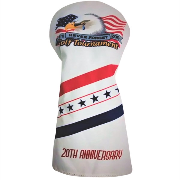 Sublimated Vintage Golf Driver Cover w/ Free Shipping - Sublimated Vintage Golf Driver Cover w/ Free Shipping - Image 7 of 20