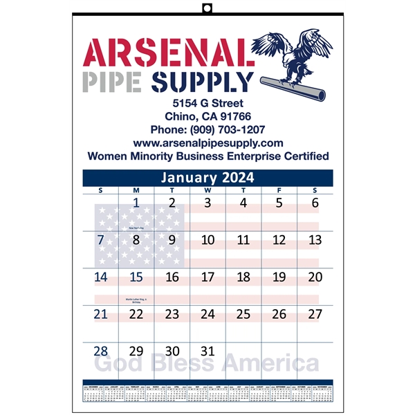 Commercial Wall Calendar - Commercial Wall Calendar - Image 0 of 0