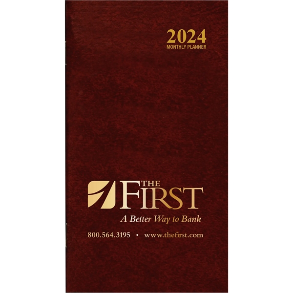 Premium leatherette pocket planner - Premium leatherette pocket planner - Image 2 of 7